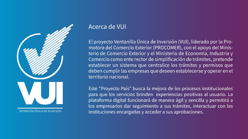 Acerca de VUI - Ventanilla Única de Inversión